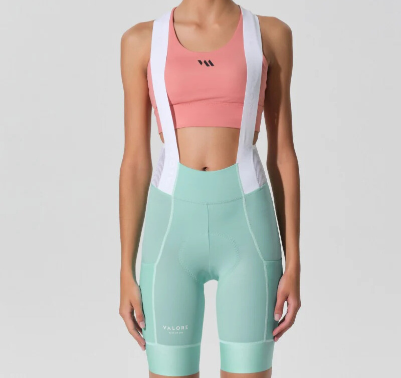 c9b78303-6585-4915-beba-477d2fd73f2b Bib Shorts Valore Versa Shadow Green Women