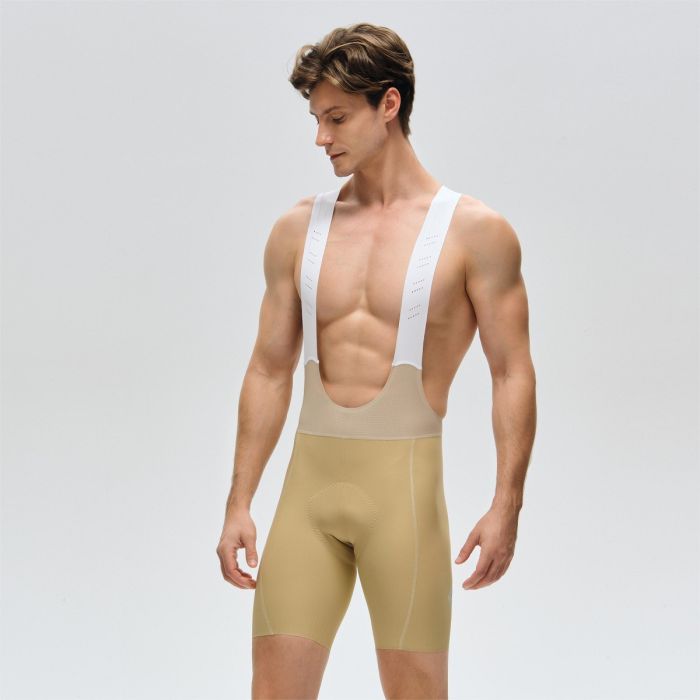 25-minima-khaki-1 Bib Shorts Minima Dark Kakhi Men