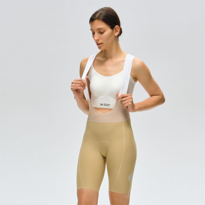 25-minima-khaki-w1 Bib Shorts Minima Dark Kakhi Women