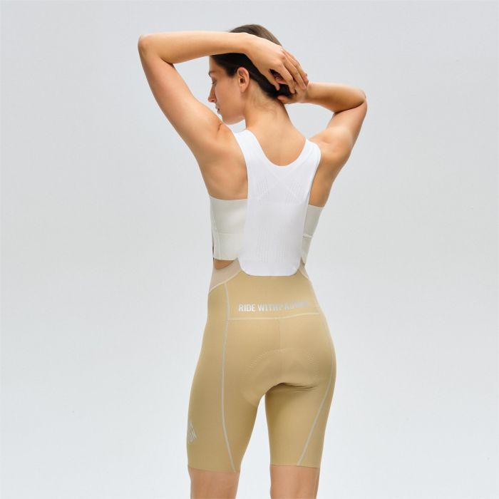 25-minima-khaki-w2 Bib Shorts Minima Dark Kakhi Women