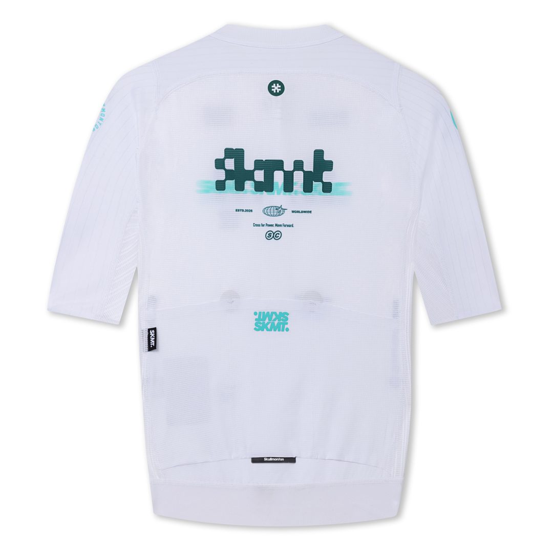12 Jersey SKMT Flux Block White Men
