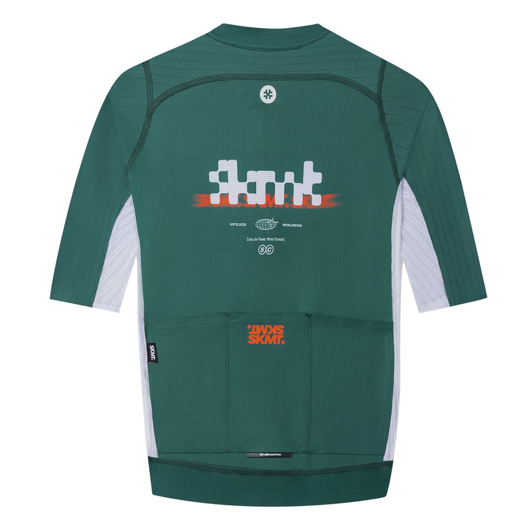 12-2 Jersey SKMT Flux Block Forest Green Women