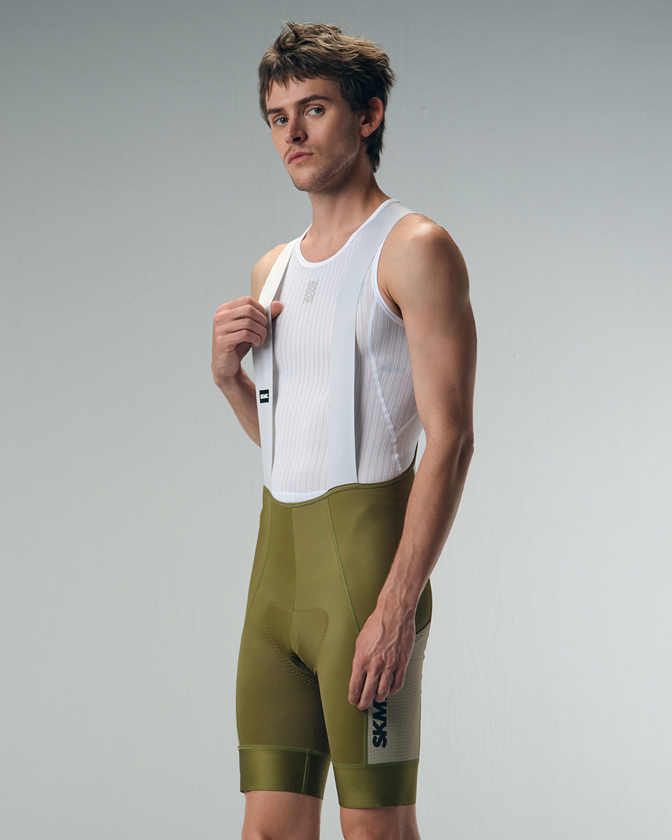 Bib Shorts SKMT Motion Utility Green Men