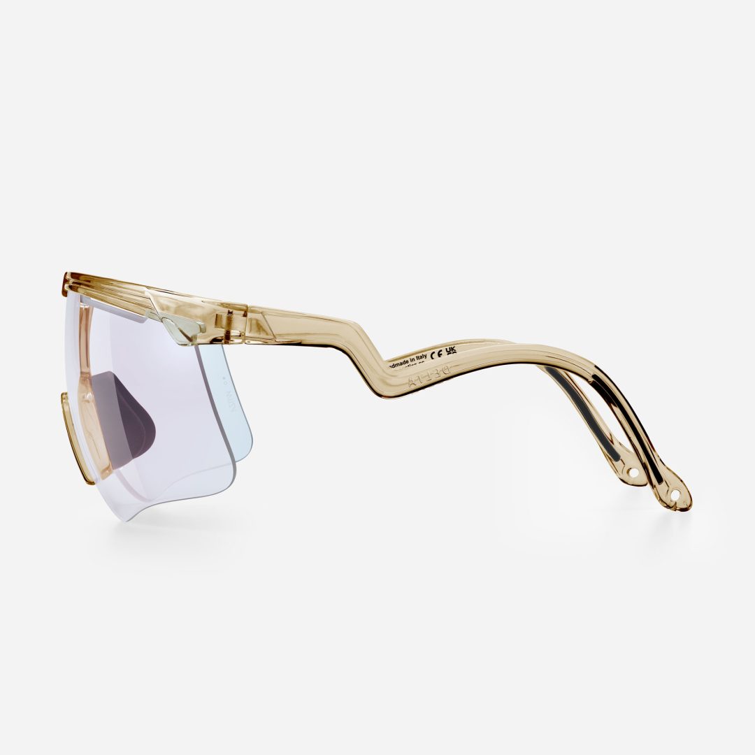 LENTES DELTA SMOKE GLOSSY VZUM F-LENS FIRE