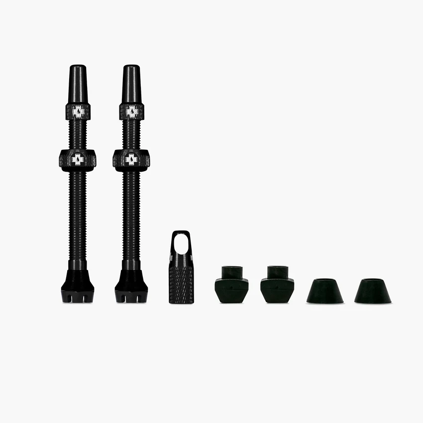 Web_BLACK_TUBELESS_PRESTA_VALVE__PAIR__2021_850x850_crop_center.jpg Muc-Off Tubeless Valves/80mm/Black V2
